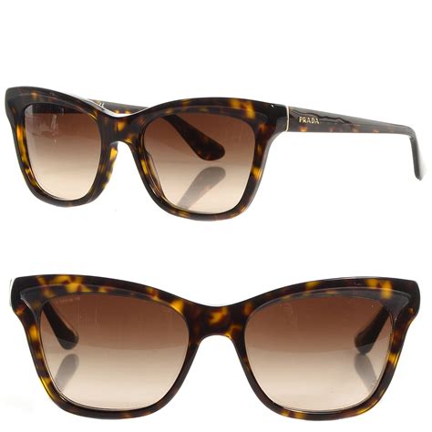 prada tortoiseshell eyeglass frames|Prada cat eye tortoiseshell sunglasses.